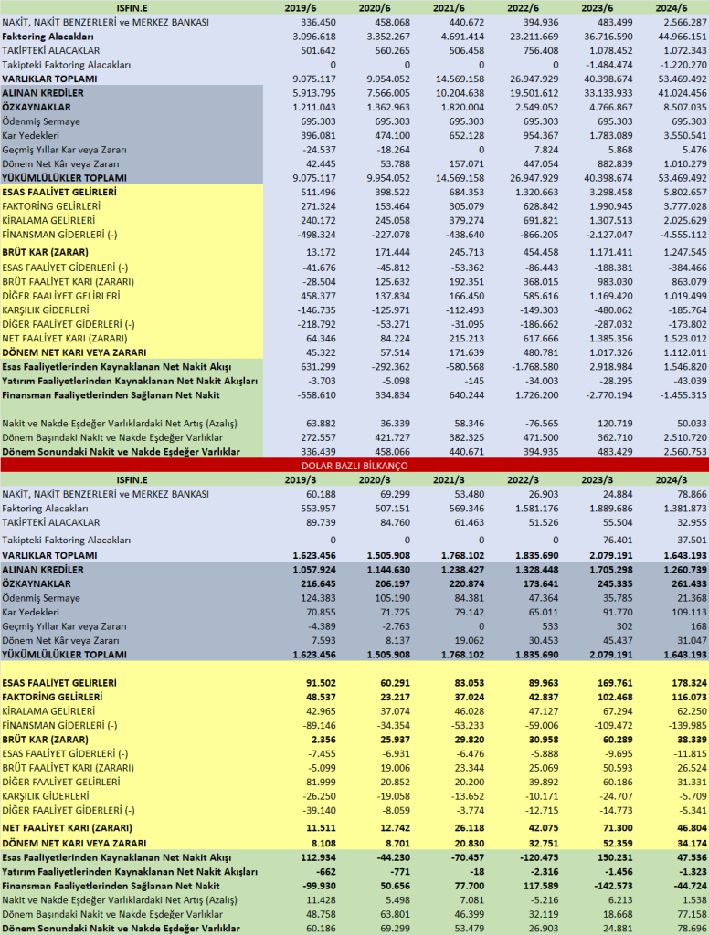 ISFIN BİLANÇO ANALİZİ 2024/6 Image 316 776x1024